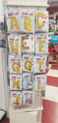Large Letter Foil Balloon