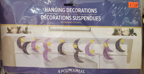 Hanging Crescent Moon Decorations