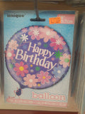 Single Happy Birthday Foil Balloon