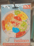 Single Happy Birthday Foil Balloon