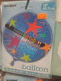 Single Happy Birthday Foil Balloon