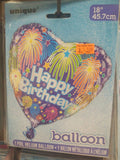 Single Happy Birthday Foil Balloon