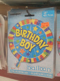 Single Happy Birthday Foil Balloon